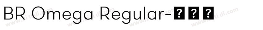 BR Omega Regular字体转换